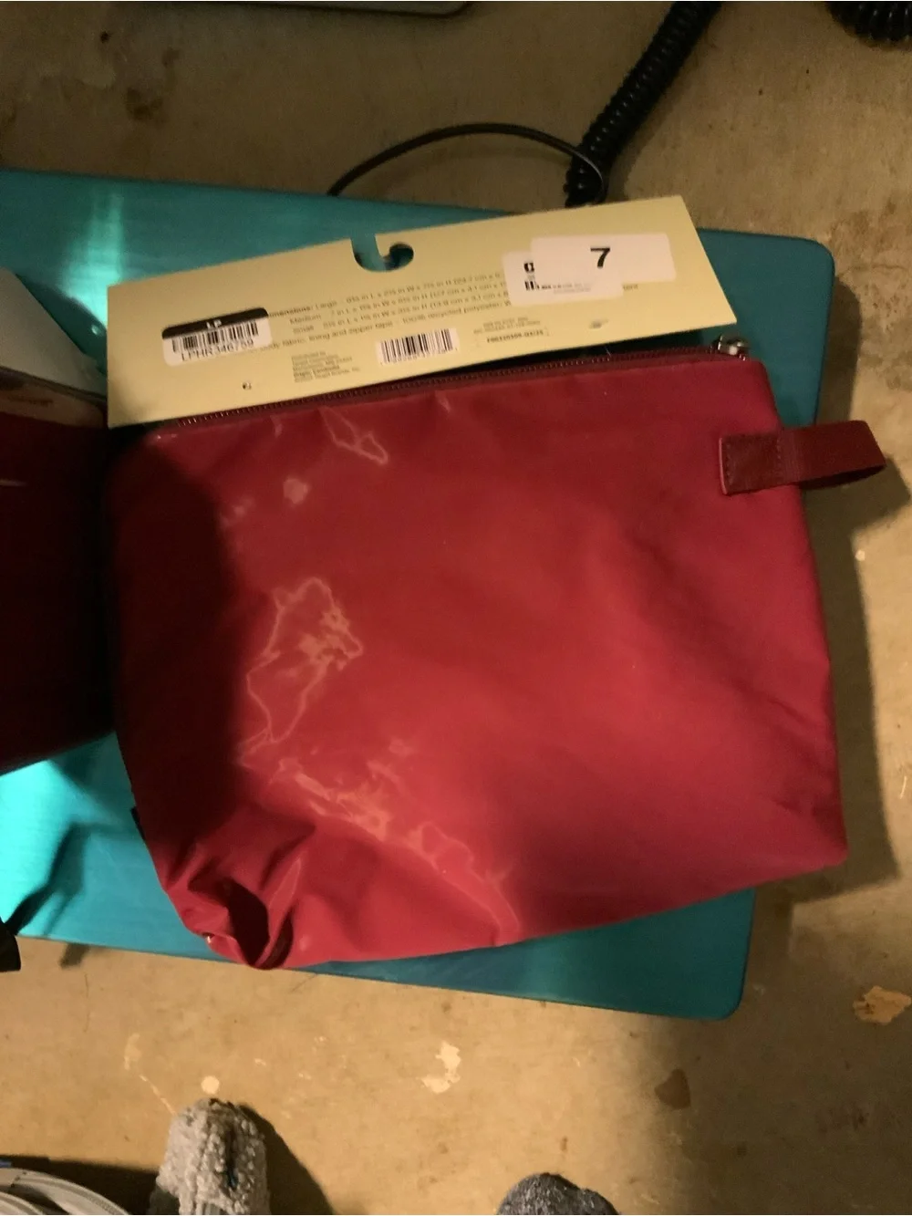 Open Story accessory case & pouches - Burgundy